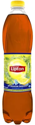 Холодный чай LIPTON чёрный лимон 1.5 л