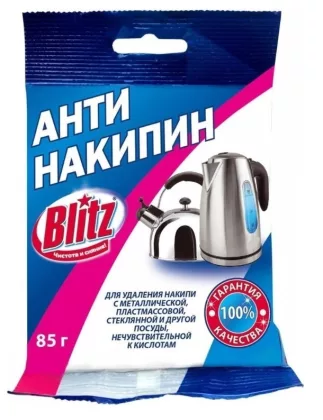 Седство BLITZ "Антинакипин" для чайников 85 г