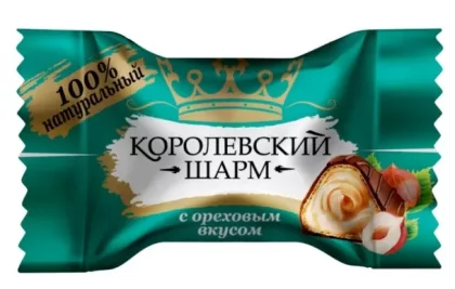 Конфеты ЛАКОНД "Королевский шарм" с ореховым вкусом 180 г