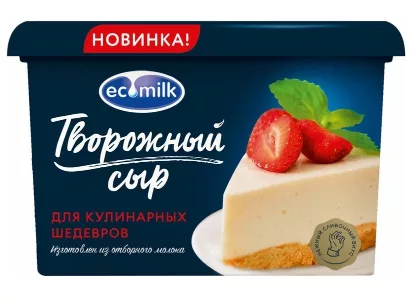 Сыр ЭКОМИЛК творожный 120 г 60%