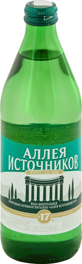 Вода Ессентуки №17 0,5л Аллея Источников евровинт газированная