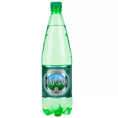 Вода питьевая Нарзан минеральная газированная бут. ПЭ 1л