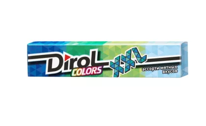 Жевательная резинка DIROL Colors XXL ассорти мятных вкусов 19 г