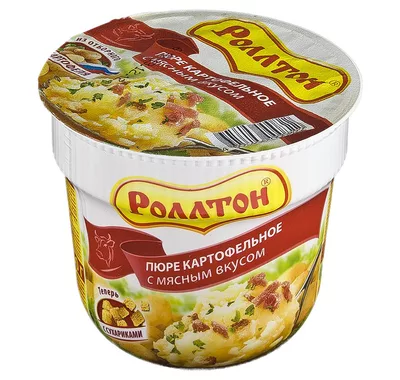Пюре картофельное РОЛЛТОН с мясным вкусом 40 г