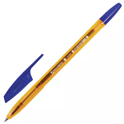 Ручка шариковая BRAUBERG "X-333 Amber" 0,7 мм синяя