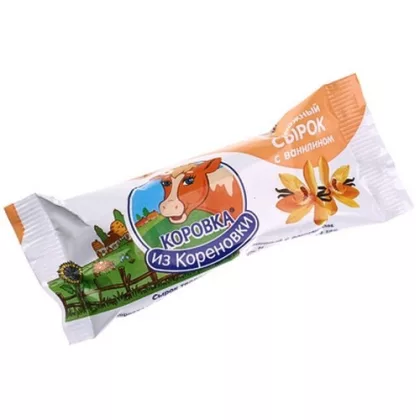 Сырок творожный КОРОВКА ИЗ КОРЕНОВКИ с ванилином глазированный 40 г 18%