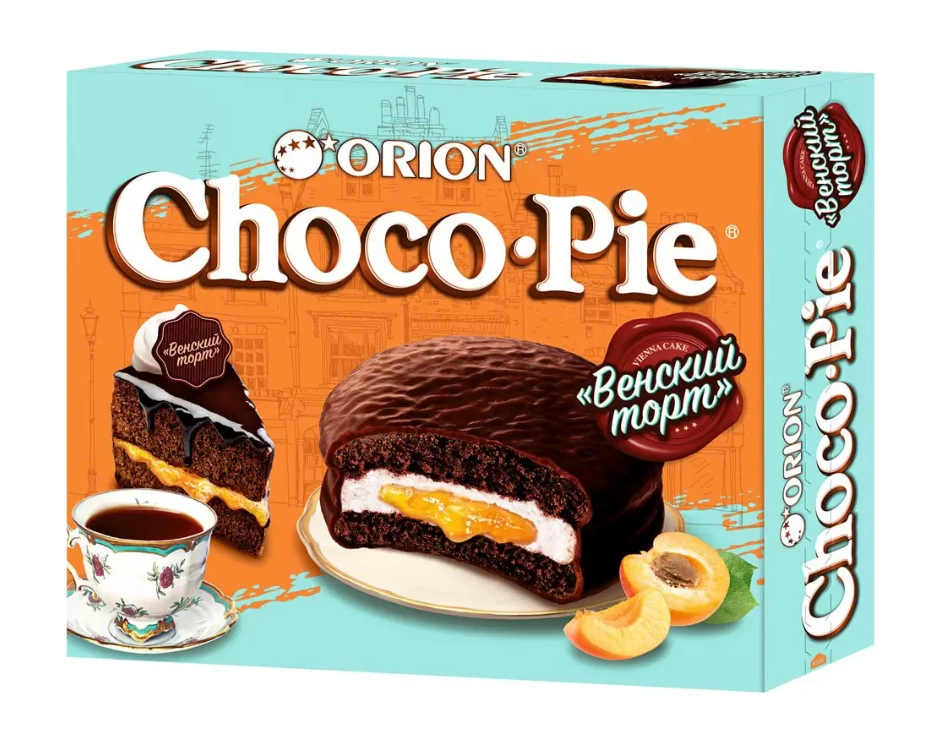 Печенье ORION "Choco Pie Vienna Cake" в глазури 360 г