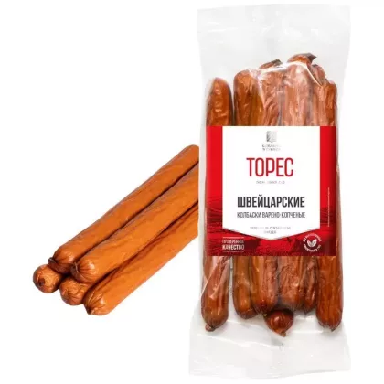 Колбаски Швейцарские 300гр Торес