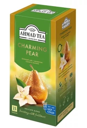 Чай зеленый AHMAD TEA "Чарующая груша" 25х1,5г
