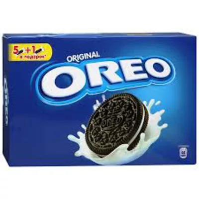 Печенье OREO с какао и начинкой с ванильным вкусом 228 г