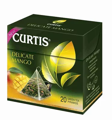 Чай зеленый CURTIS "Delicate Mango" 20х1,8г