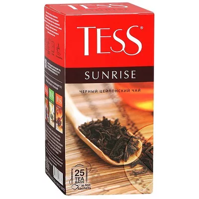 Чай черный TESS "Sunrise" 25х1,8 г