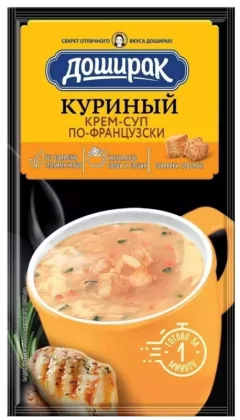 Крем-суп ДОШИРАК "По-французски" куриный 23 г