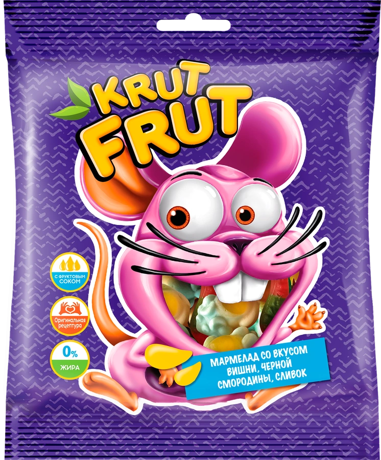 Жевательный мармелад KRUTFRUT "Мышки" 100 г