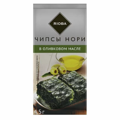 Чипсы-нори НОРИ RIOBA в оливковом масле 4.5 г