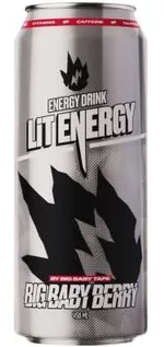 Напиток энергетический LIT ENERGY "Raspberry" со вкусом малины 0.45 л