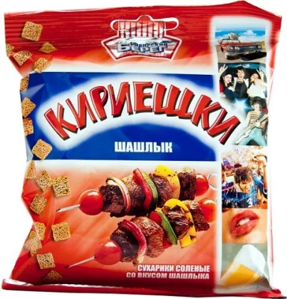Сухарики КИРИЕШКИ ржано-пшеничные шашлык 40 г