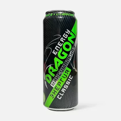 Напиток энергетический ENERGY DRAGON зеленый 0.45 л