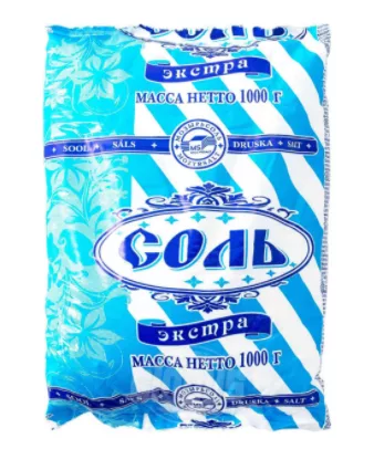 Соль ПОЛЕСЬЕ "Экстра" 1 кг