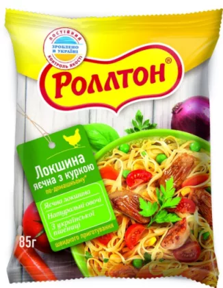 Лапша РОЛЛТОН "По-домашнему" с курицей 85 г