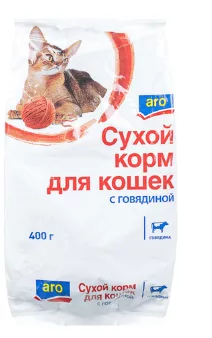 ARO для кошек  с говядиной 400 г