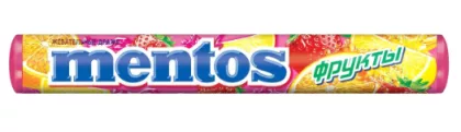Драже MENTOS фрукты 37 г