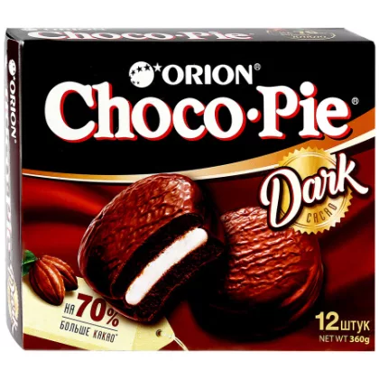 Печенье ORION Choco-Pie "Dark" 360 г