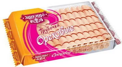 Вафельные трубочки ЯШКИНО ореховые 190 г