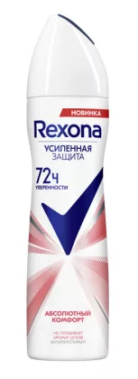 Дезодорант-антиперспирант REXONA "Абсолютный комфорт" спрей 150 мл
