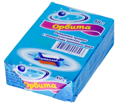 Продукт плавленный с сыром ПЕРЕЯСЛАВЛЬ "Орбита" классический 80 г 25%