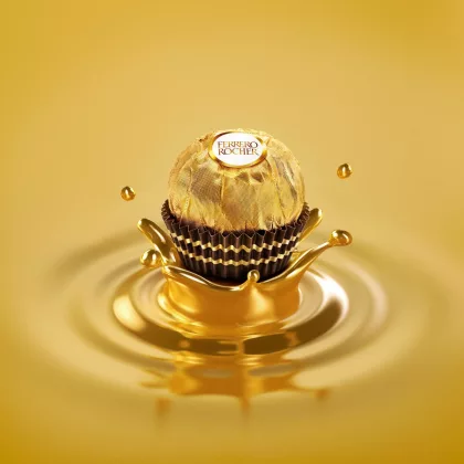 Конфеты FERRERO ROCHER 75 г Конфеты FERRERO ROCHER 75 г