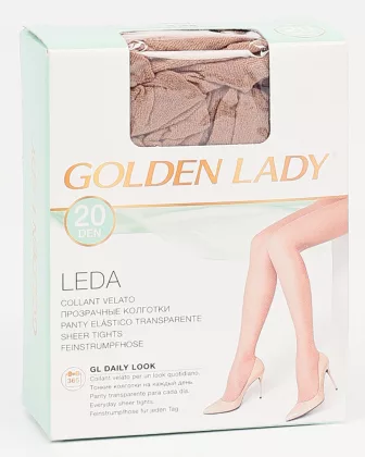 Колготки GOLDEN LADY "Leda"  melon (цвет загара) 3M 20 den