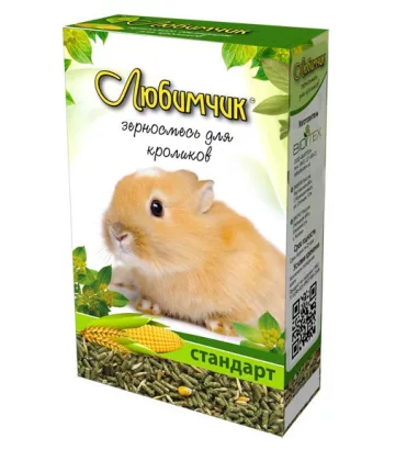 Корм ЛЮБИМЧИК "Стандарт" для кроликов 400 г