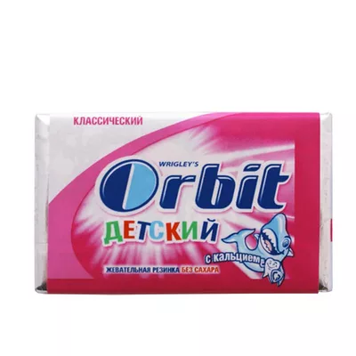Жевательная резинка ORBIT детский классический без сахара 11.5 г