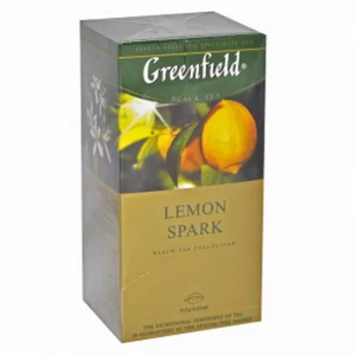 Чай черный GREENFIELD "Lemon Spark" 25х1,5г