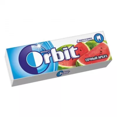 Жевательная резинка ORBIT сочный арбуз 13.6 г