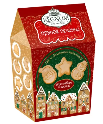 Печенье REGNUM "Пряное" имбирь и корица 170 г