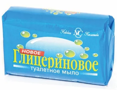 Мыло туалетное Новое Глицериновое уп. 90г
