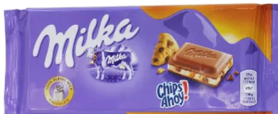 Шоколад MILKA "Chips Ahoy" молочный с печеньем 100 г