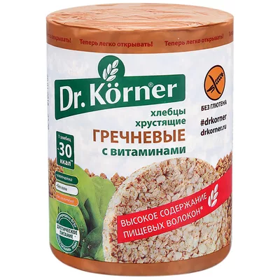 Хлебцы DR. KORNER гречневые с витаминами 100 г