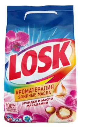 Порошок стиральный LOSK "Ароматерапия" орхидея и масло макадамии 2.7 кг