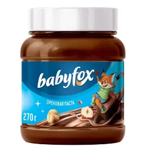 Паста BABYFOX шоколадно-ореховая 270 г