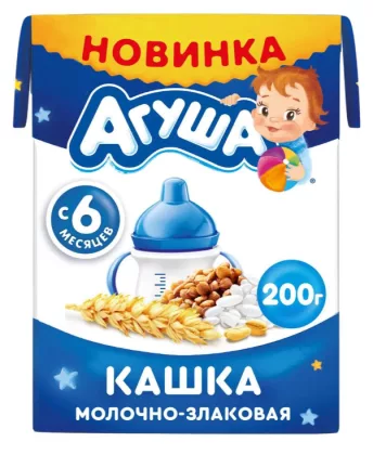 Каша АГУША "Засыпай-ка" молочно-злаковая 200 г