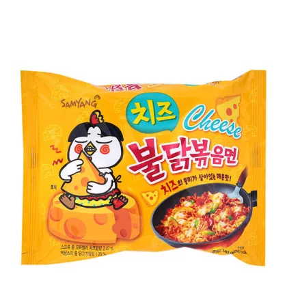 Лапша SAMYANG со вкусом сыра и курицы (острая) 140 г