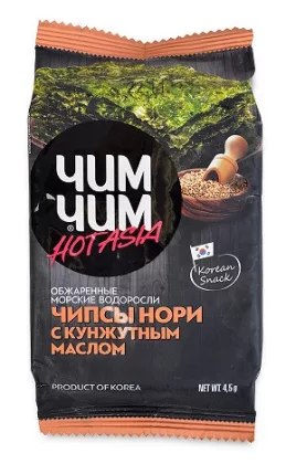 Чипсы-нори ЧИМ-ЧИМ "С кунжутным маслом" 4.5 г