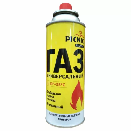 Газ PICNIC универсальный для портативных газовых приборов 520 см3