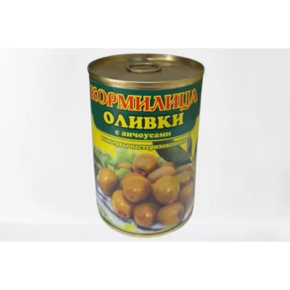 Оливки КОРМИЛИЦА с анчоусом 300 г