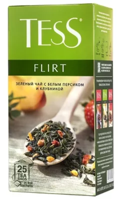 Чай зеленый TESS "Flirt" 25х1,5г