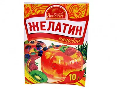 Желатин РУССКИЙ АППЕТИТ пищевой 10 г