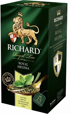 Чай зеленый RICHARD "Royal Mellisa" 25х2г